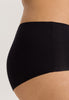 Invisible Cotton Cotton Blend Full Brief | Black 71244-019