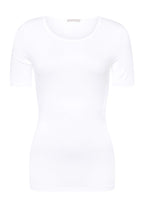 71258 Soft Touch Short Sleeve Top - 101 White
