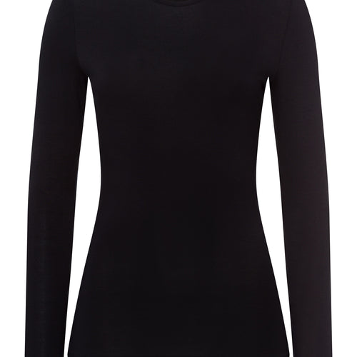 71259 Soft Touch Long Sleeve Top - 019 Black
