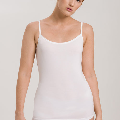 71412 Cotton Sensation Spaghetti Cami - 101 White