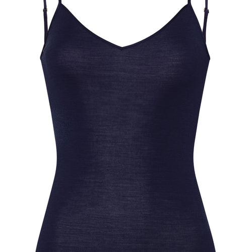 Woolen Silk W Camisole | Night Blue 71415-2624