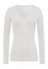 71418 Woolen Silk W Long Sleeve Shirt - 795 Cygne