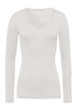 71418 Woolen Silk W Long Sleeve Shirt - 795 Cygne