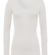 71418 Woolen Silk W Long Sleeve Shirt - 795 Cygne