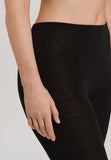 71422 Woolen Silk W Long Leg - 018 Black