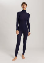 Woolen Silk W Wool And Silk Turtleneck | Night Blue 71423-2624
