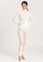 71423 Woolen Silk W Turtleneck Shirt - 795 Cygne