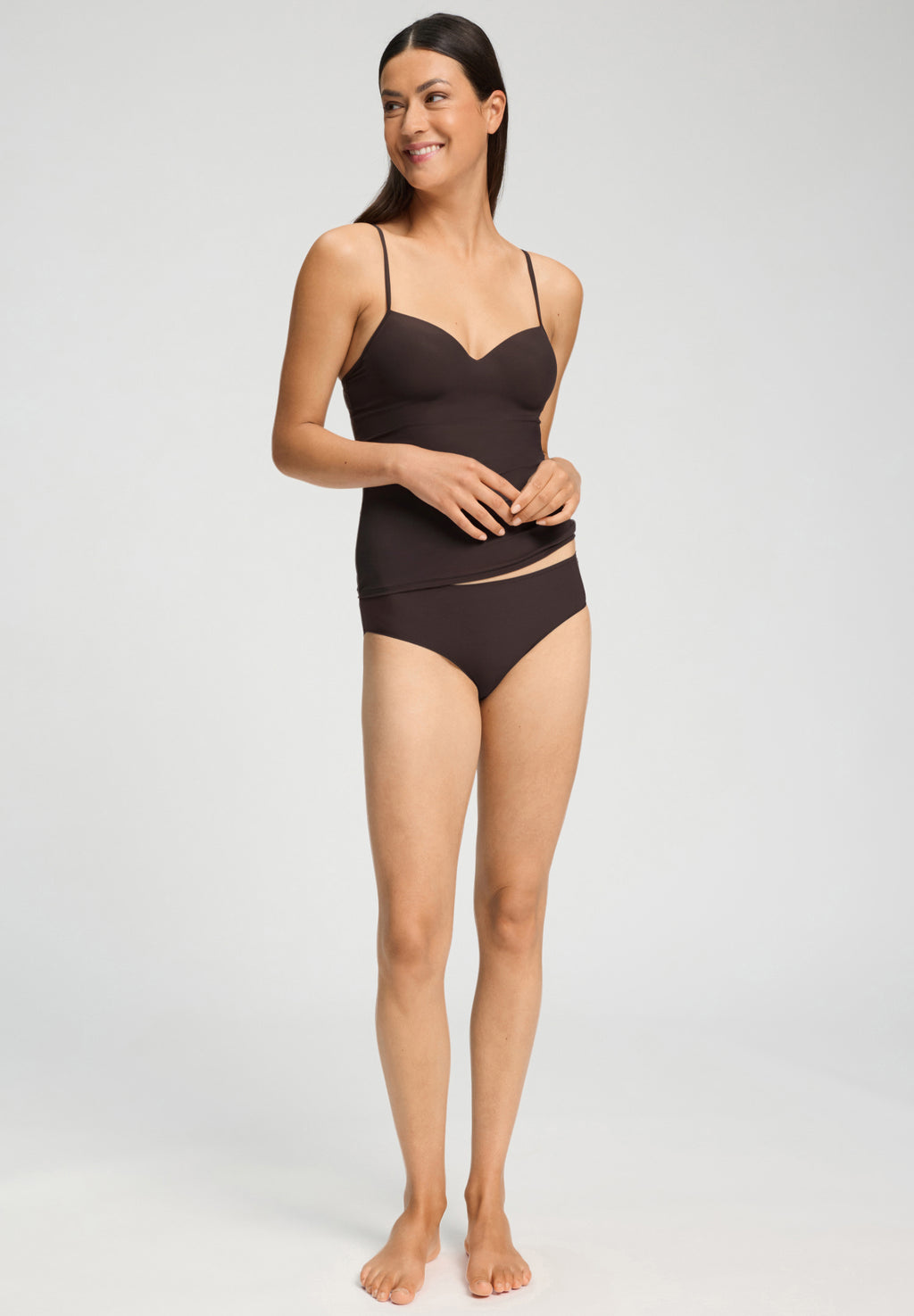 Allure High Cut Brief | Steel Melange 71457-3165