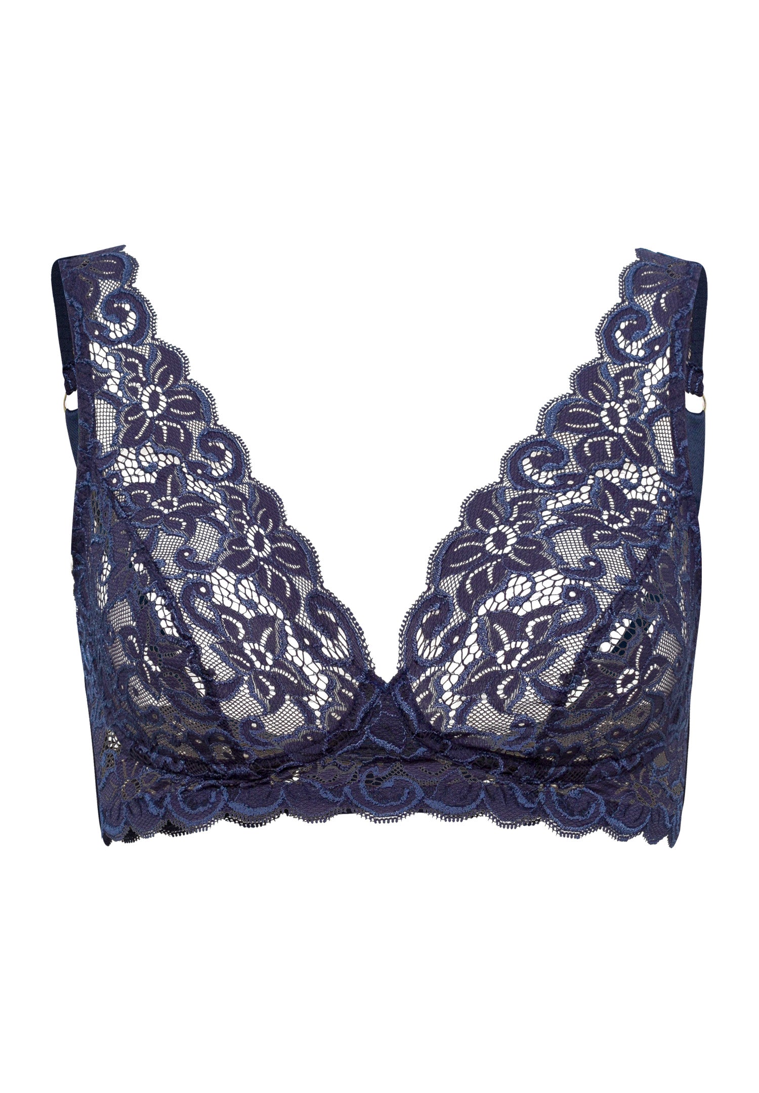 71465 Luxury Moments Lace Soft Cup Bra - 1610 Deep Navy