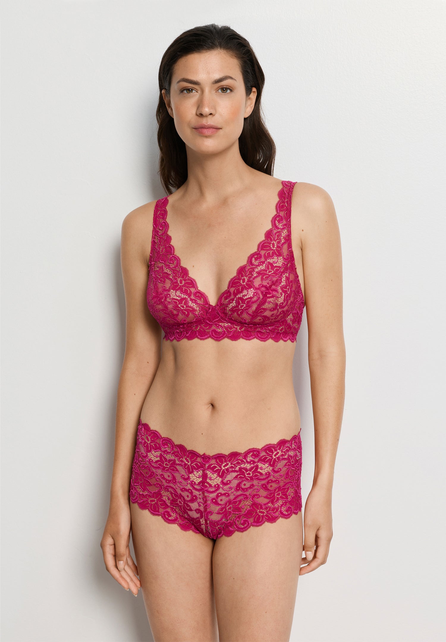 Luxury Moments Lace Soft Cup Bra | Light Sangria 71465-2465