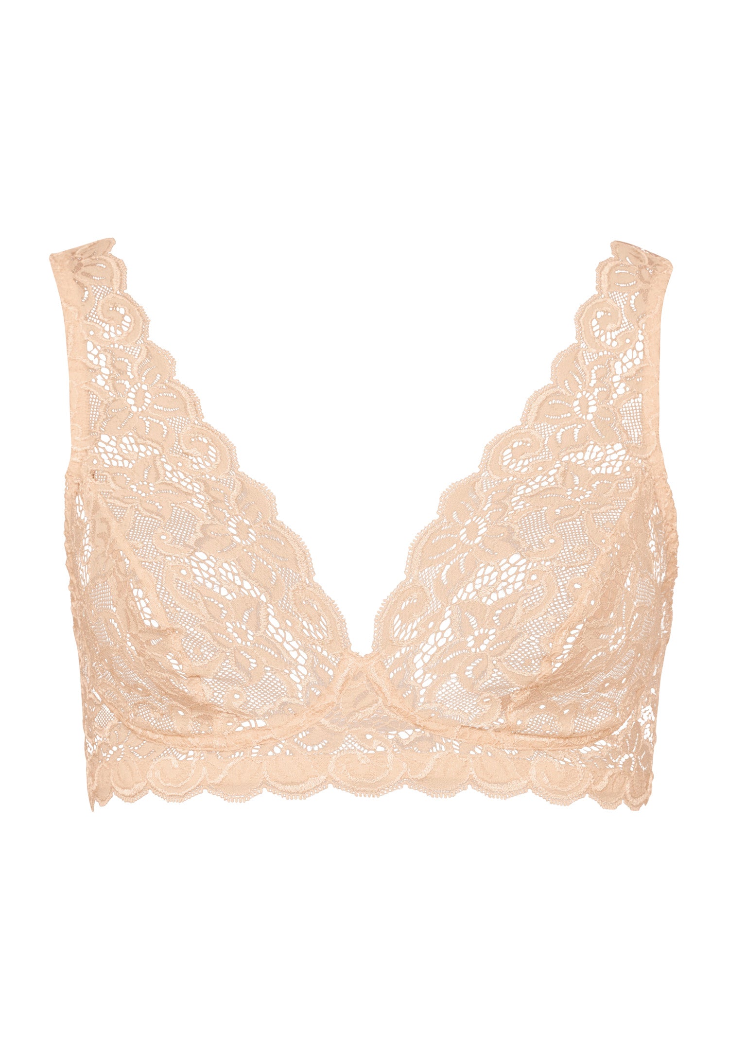 Luxury Moments Lace Soft Cup Bra | Beige 71465-274 – HANRO