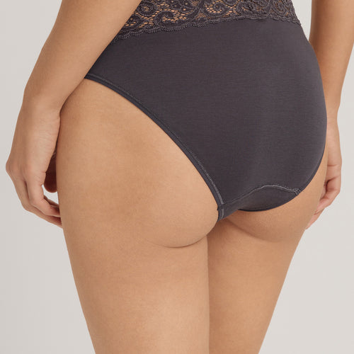 Moments Hi Cut Brief | Black Pearl 71481-2183