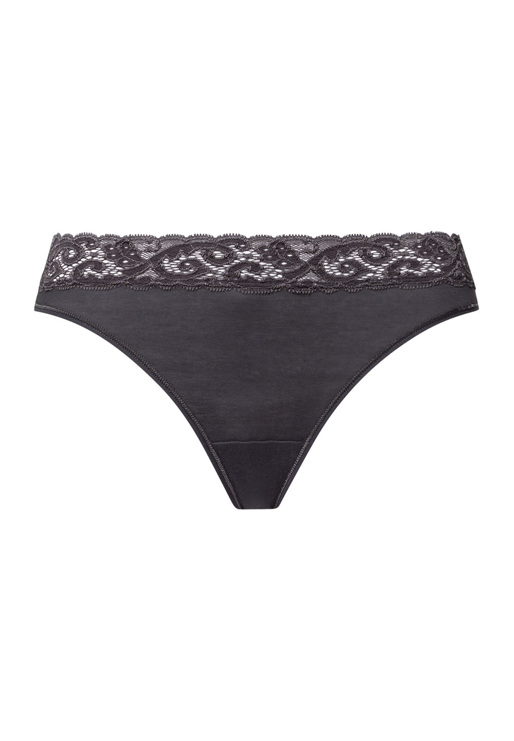 Moments Hi Cut Brief | Black Pearl 71481-2183