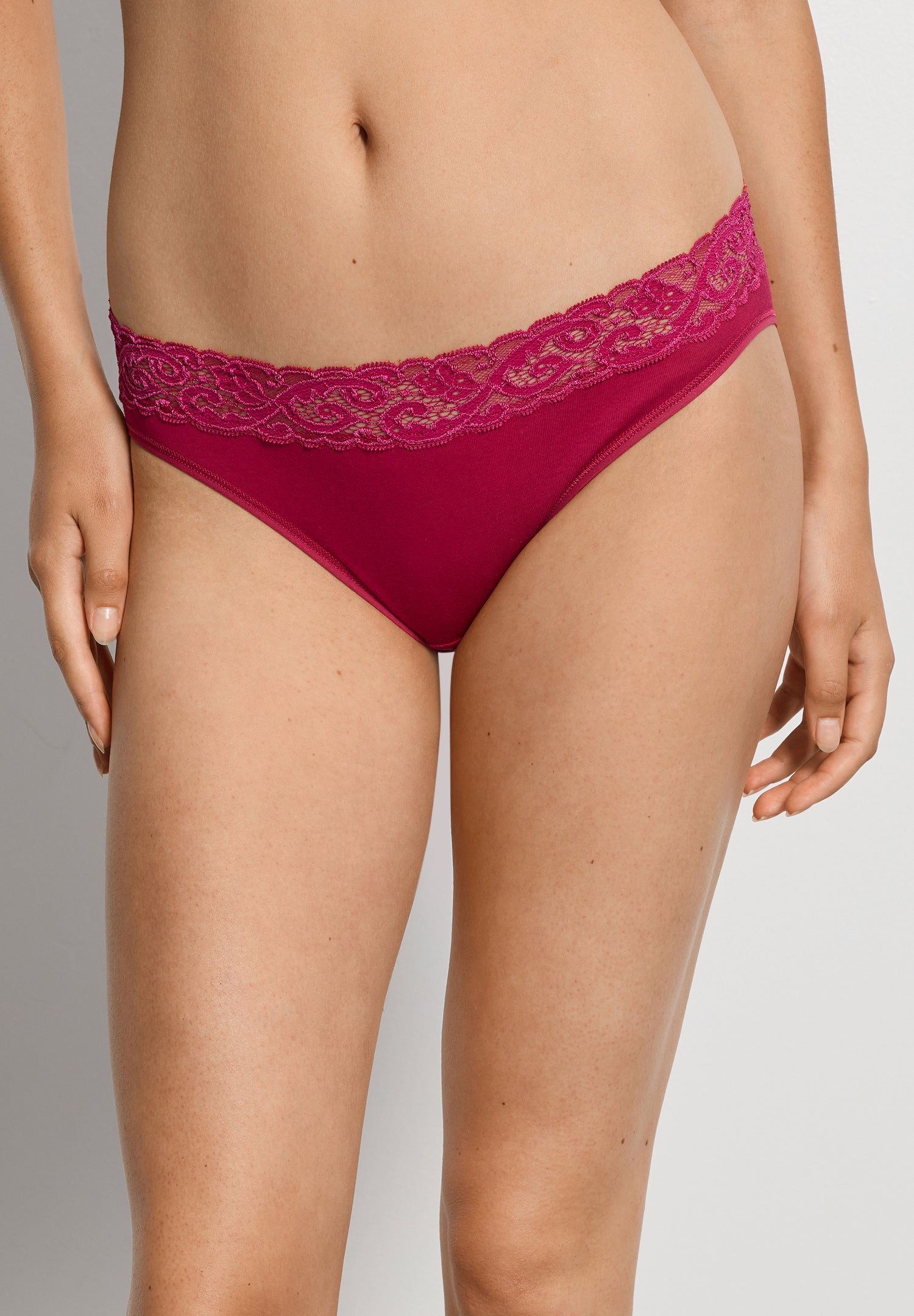 Cotton High Cut Brief | Light Sangria 71481-2465