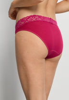 Cotton High Cut Brief | Light Sangria 71481-2465