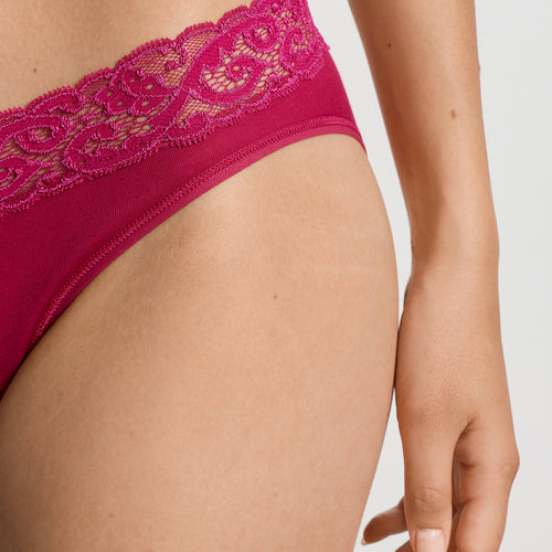 Cotton High Cut Brief | Light Sangria 71481-2465