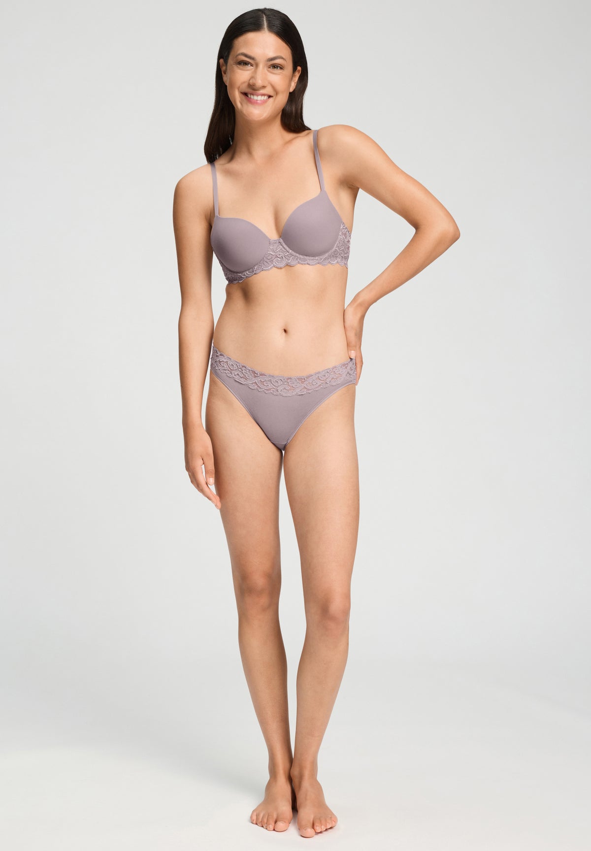 Moments Cotton High Cut Brief | Stormy Rose 71481-2467