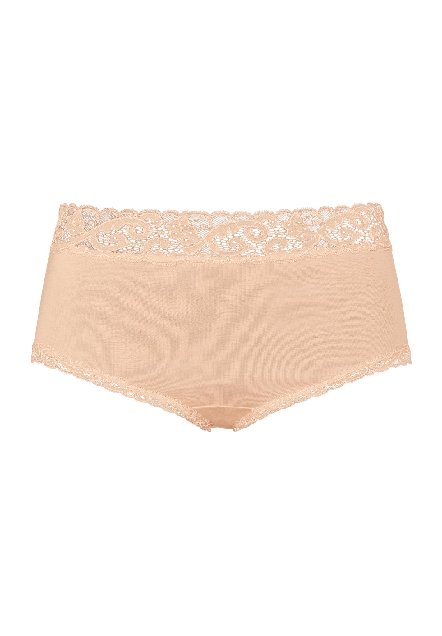 Moments Lace Trim Cotton Full Brief | Beige 71483-274 – HANRO