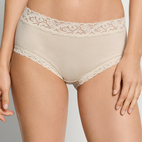 Lace Trim Cotton Full Brief | Summer Sand 71483-2811