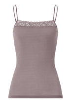 Moments Lace Trim Cotton Camisole | Stormy Rose 71484-2467