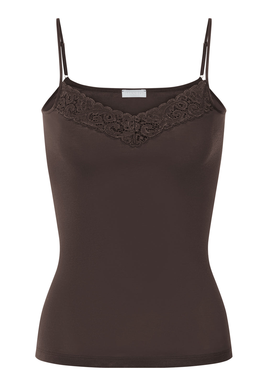 Moments V-Neck Cotton Camisole | Dark Mocha 71485-2185