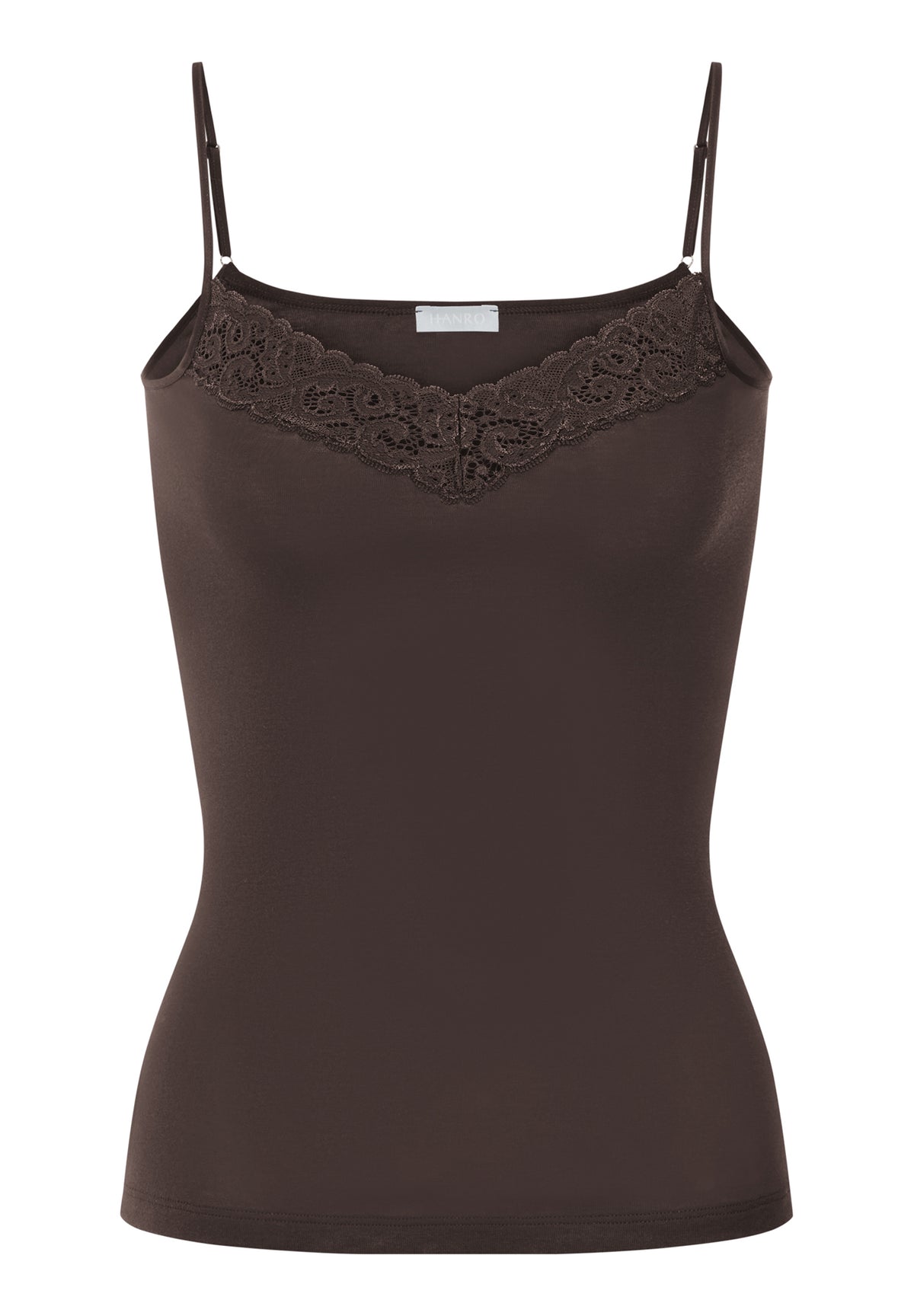 Moments V-Neck Cotton Camisole | Dark Mocha 71485-2185