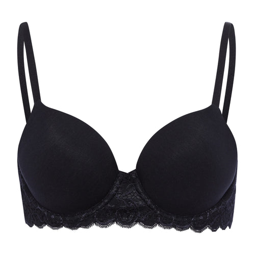 71503 Luxury Moments Lace T-Shirt Bra - 019 Black