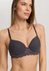 Luxury Moments Lace T-Shirt Bra | Black Pearl 71503-2183