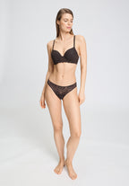 Luxury Moments Lace T-Shirt Bra | Dark Mocha 71503-2185