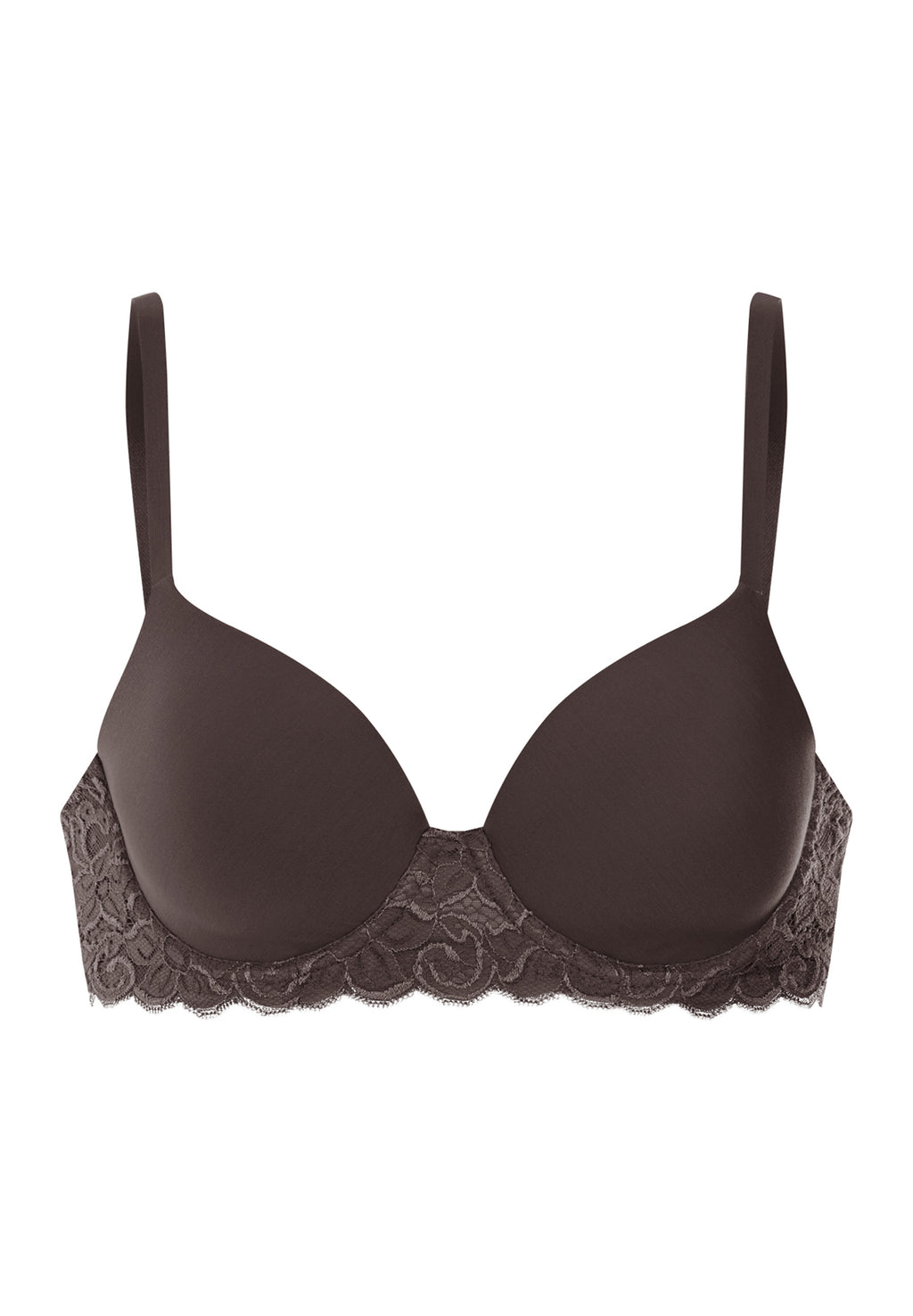 Luxury Moments Lace T-Shirt Bra | Dark Mocha 71503-2185