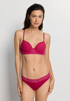 Luxury Moments Lace T-Shirt Bra | Light Sangria 71503-2465