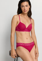 Luxury Moments Lace T-Shirt Bra | Light Sangria 71503-2465