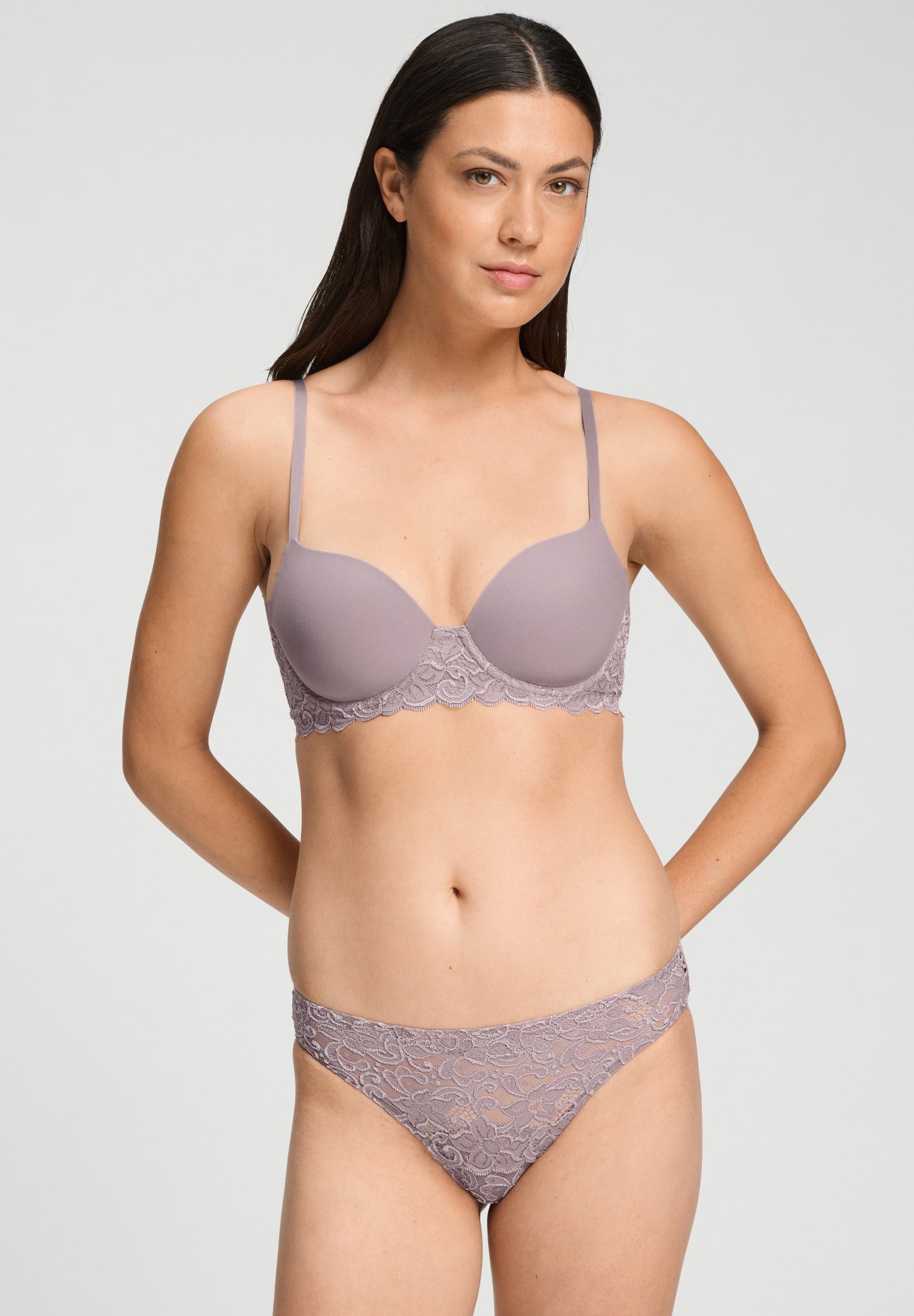 Luxury Moments Lace T-Shirt Bra | Stormy Rose 71503-2467