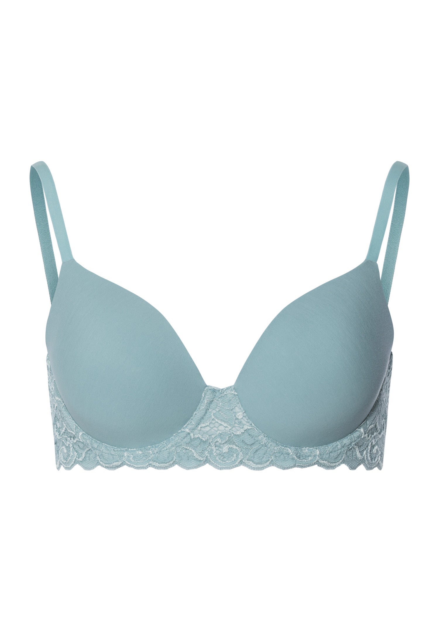 Luxury Moments Lace T-Shirt Bra | Tourmaline Blue 71503-2712