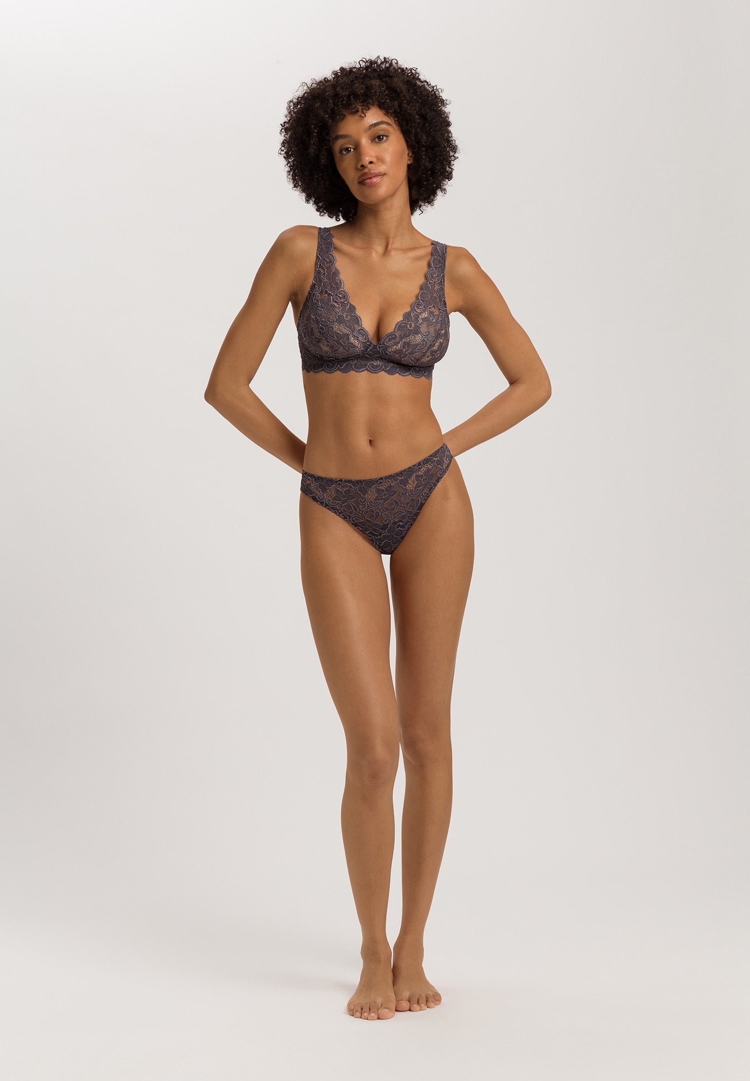 Luxury Moments Thong | Black Pearl 71507-2183