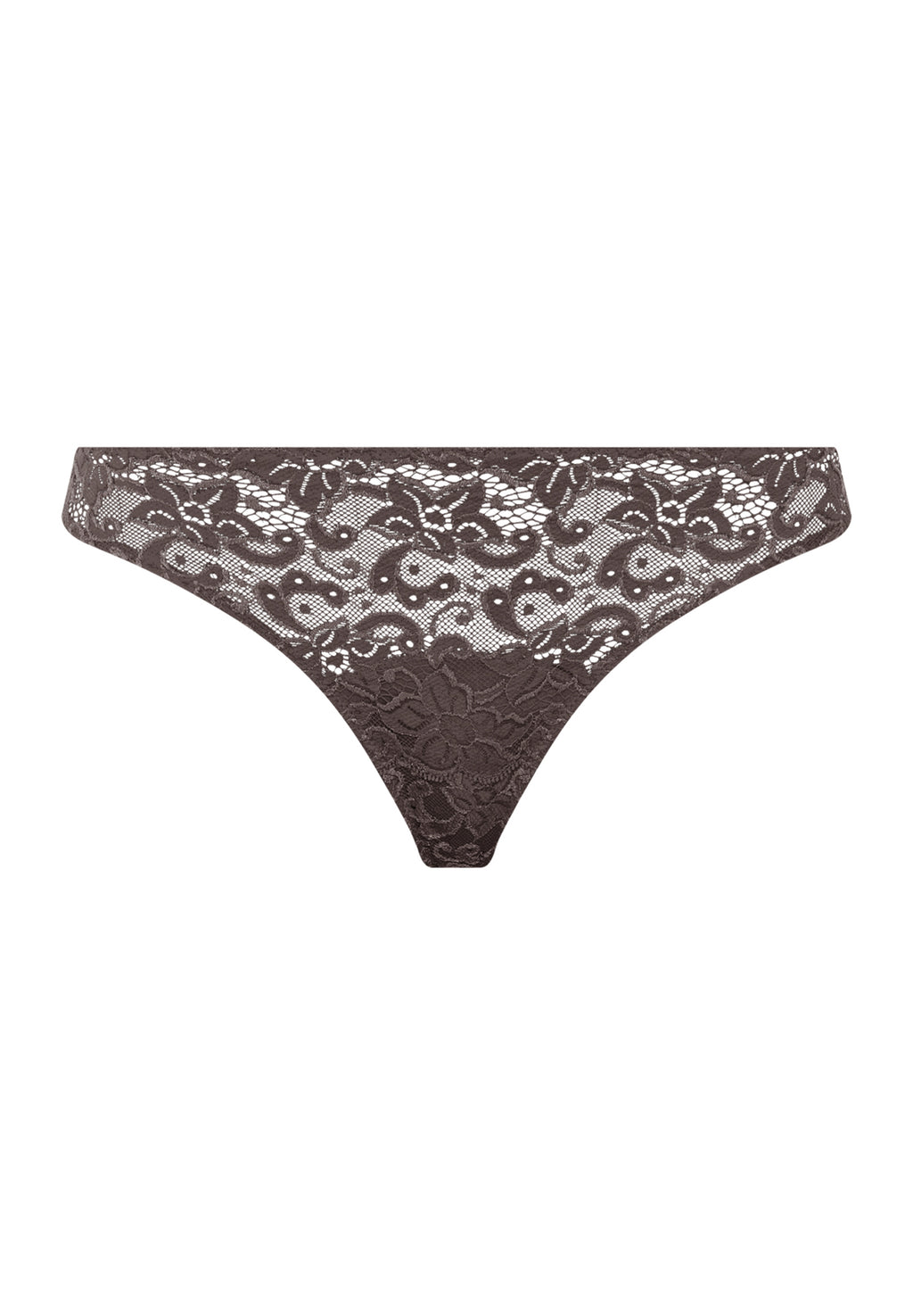 Luxury Moments Lace Thong | Dark Mocha 71507-2185