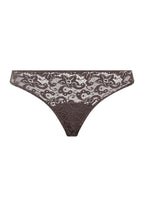 Luxury Moments Lace Thong | Dark Mocha 71507-2185