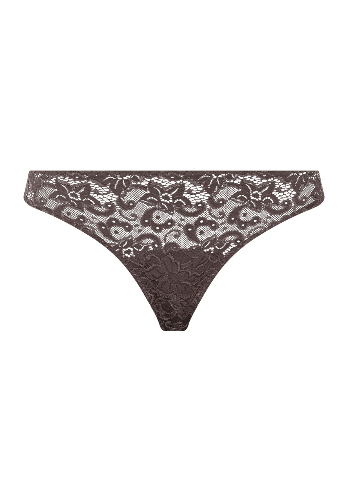 Luxury Moments Lace Thong | Dark Mocha 71507-2185