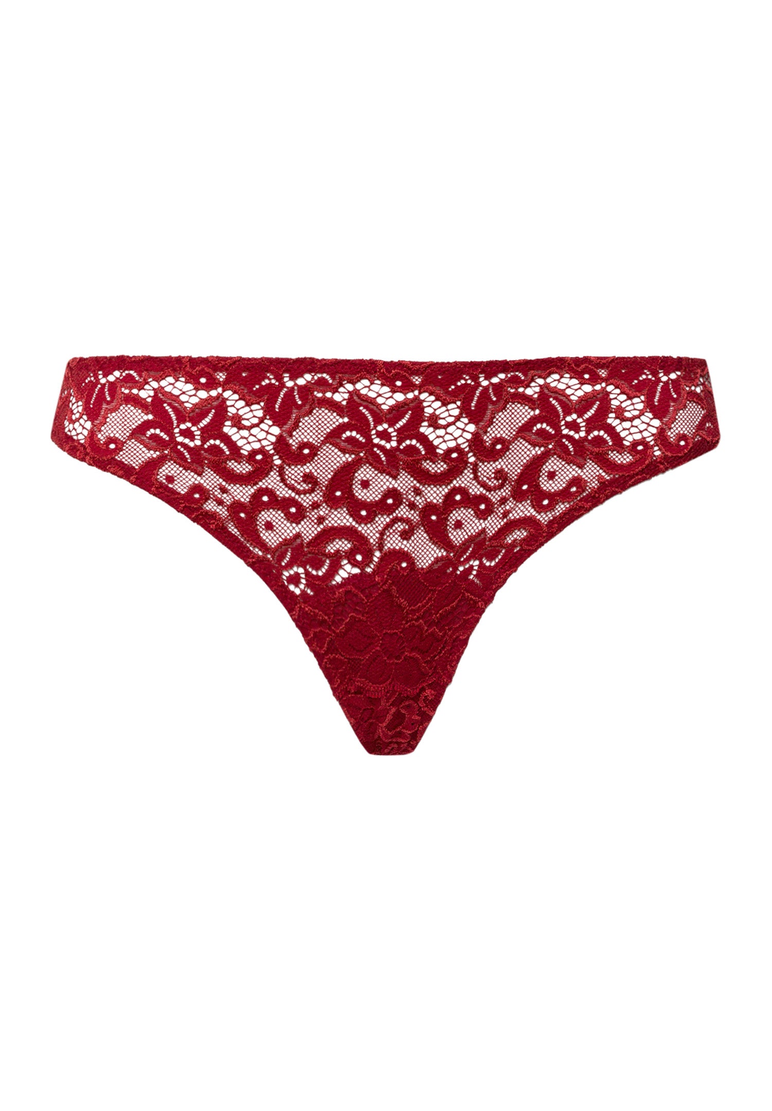 Luxury Moments Thong | Red Dahlia 71507-2418
