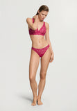 Luxury Moments Lace Thong | Light Sangria 71507-2465
