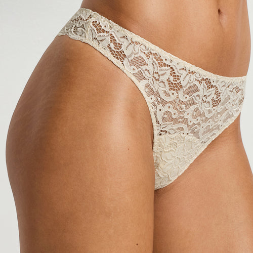 Luxury Moments Lace Thong | Summer Sand 71507-2811