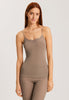 71521 Woolen Silk W Spaghetti Cami With Embroidery - 2847 Taupe