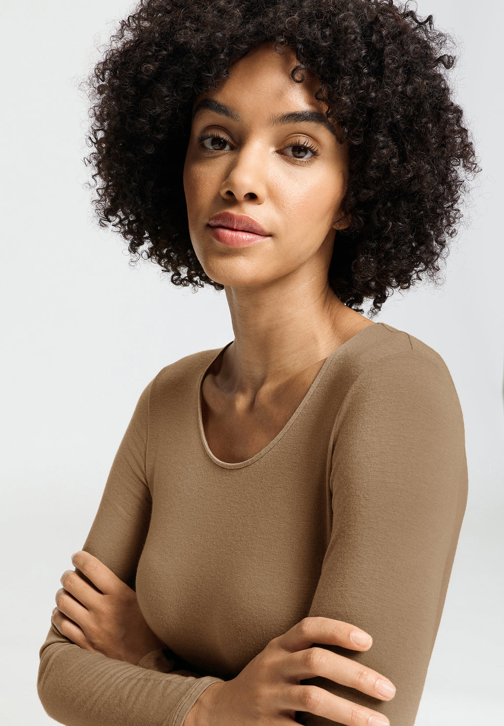 Ultralight Wool L/Slv Shirt | Suede Camel 71596-2825