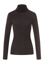 Ultralight Wool Turtleneck Shirt | Dark Mocha 71597-2185