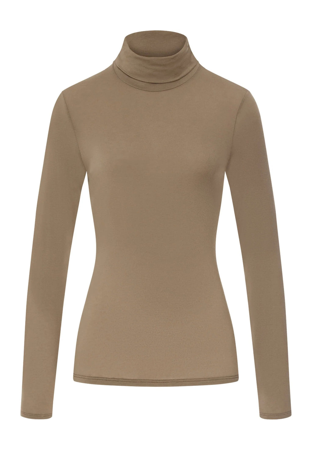 Ultralight Wool Turtleneck Shirt | Suede Camel 71597-2825