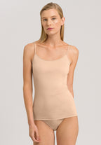 71600 Cotton Seamless Spaghetti Camisole - 274 Beige