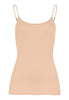 71600 Cotton Seamless Spaghetti Camisole - 274 Beige