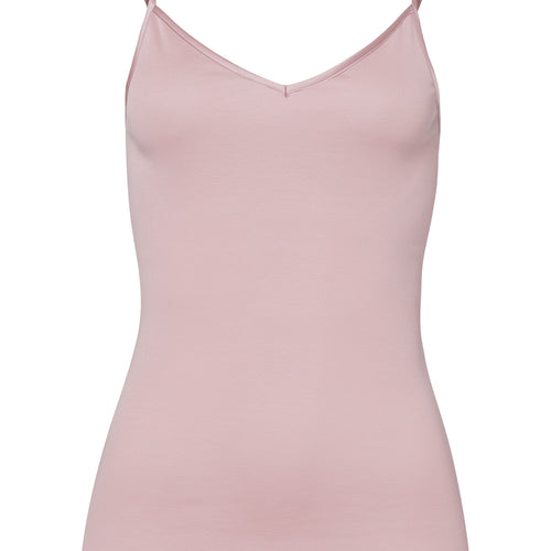 71601 Cotton Seamless V-Neck Camisole - 1387 Pale Pink