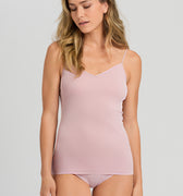 71601 Cotton Seamless V-Neck Camisole - 1387 Pale Pink