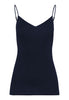 71601 Cotton Seamless V-Neck Camisole - 1610 Deep Navy